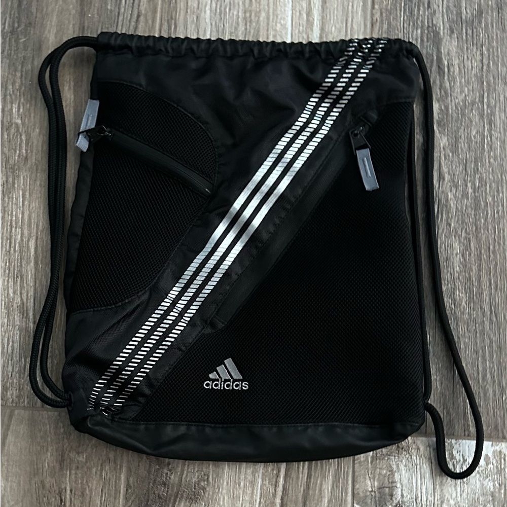Adidas Black Drawstring Bag - image 1